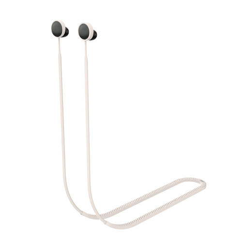Sangles anti-perte en Silicone pour écouteurs Buds-couleur beige