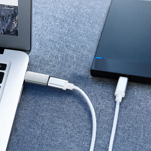 Adaptateur USB vers USB C pour un transfert de-USB2.0 noir 1