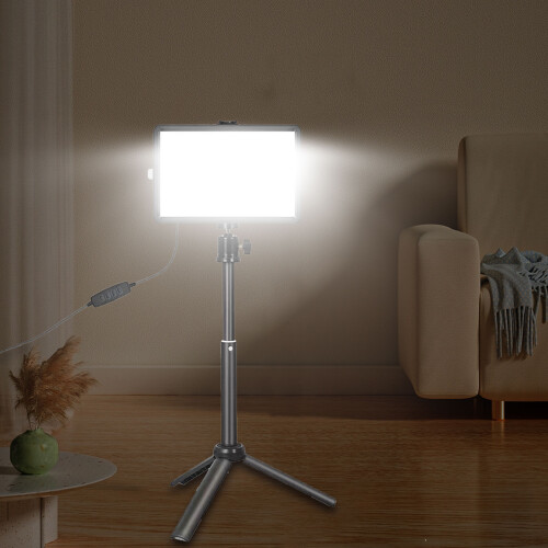 USB LED Video Light Dimmable 2700-6000K-6 inches With PTZ 2