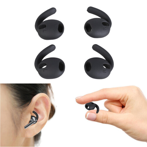 3 ensembles de poignées d'oreille en Silicone pour-Noir 2