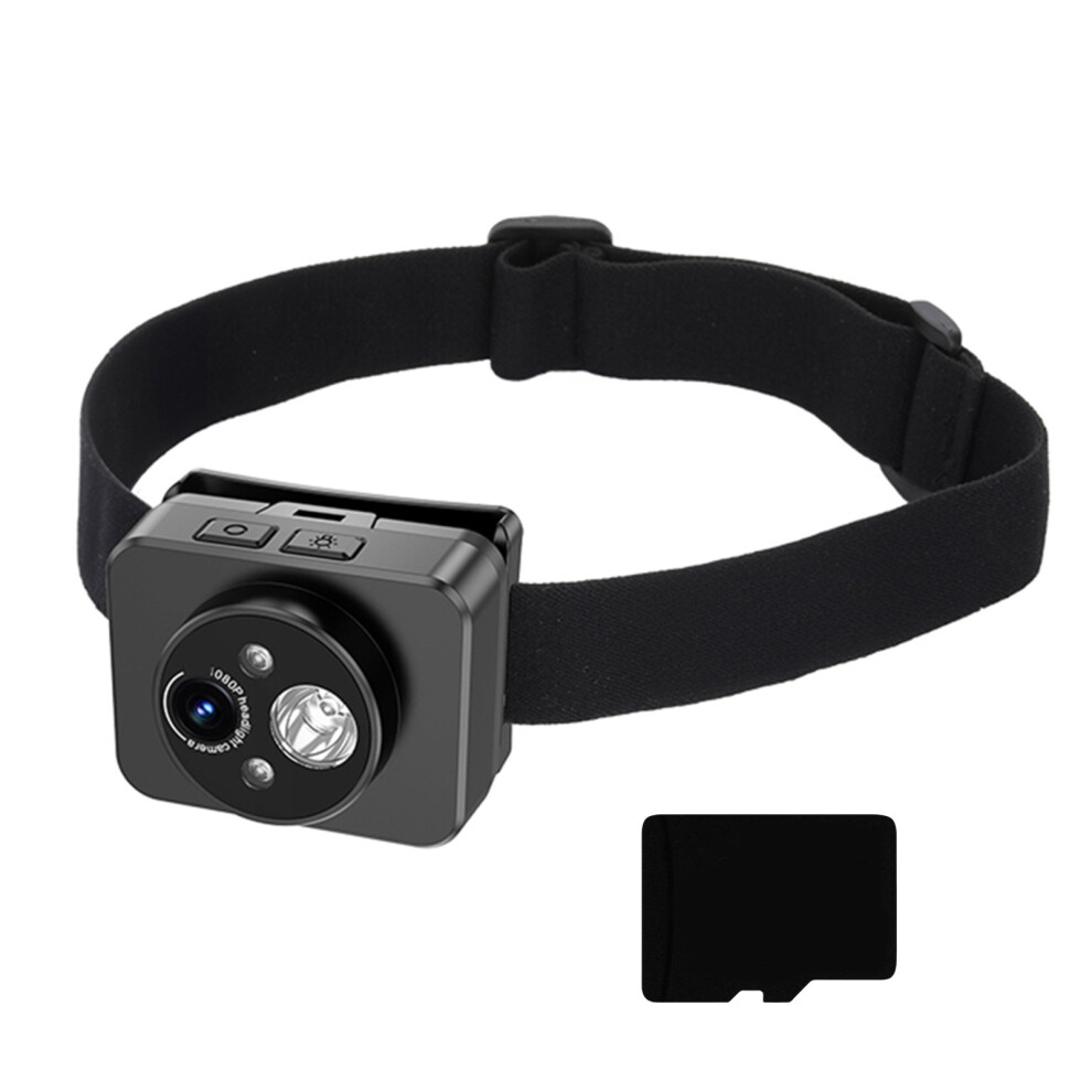 1080P Sports Recorder Headlamp Camera With Led-With 8G Memory 7709000260539
