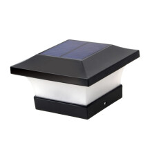 Solar pillar lamp LED outdoor waterproof for garden energyefficient white