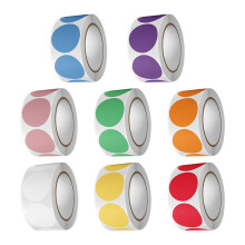 4000 Stuks Kleurrijke Dot Sticker 25 Mm Zelfklevende Ronde