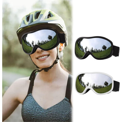 Ski Goggles Double Layer Fog Breathable Windproof Snow Protection Ref: 1100 1