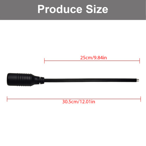 Car Motorcycle DIN Socket Cable Pigtail Wire For DIY Power 1