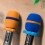 Microphone AntiRoll Rings Foam Cover Bottom Rod-  Black 5