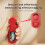 LCD Digital Screen Counter Praying Manual Finger Stress-Red 3