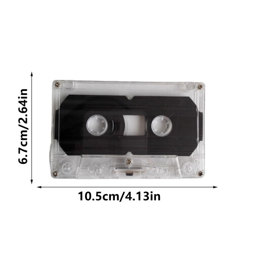 Quality Transparency Blank Audios Cassette Tape Low-30 minutes 2