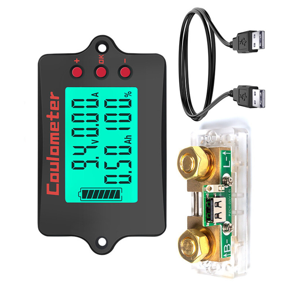 Battery Meter Precise Battery Coulomb Counter-With 300A Shunt 7709000258925