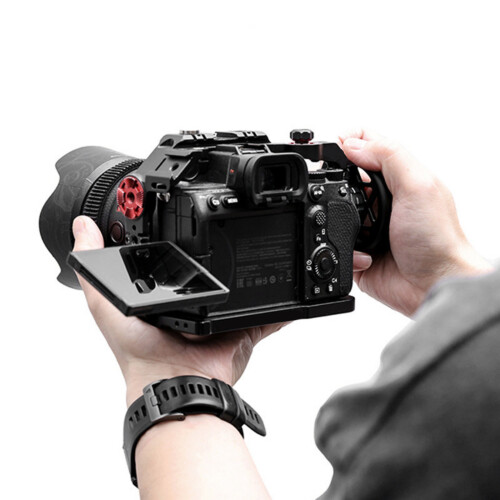 Portable Round  Type Side Handle for Camera Cages Alai Rosette 2