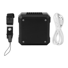 Tragbarer Hüftventilator, starker persönlicher Kühlclip-Ventilator mit 3 Geschwindigkeitsstufen, tragbares Design, USB-wiederaufladbarer tragbarer