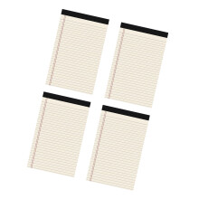 4 Pcs A4 Legal Pad Tearable Notepads Pocket Notepads-mi bai se