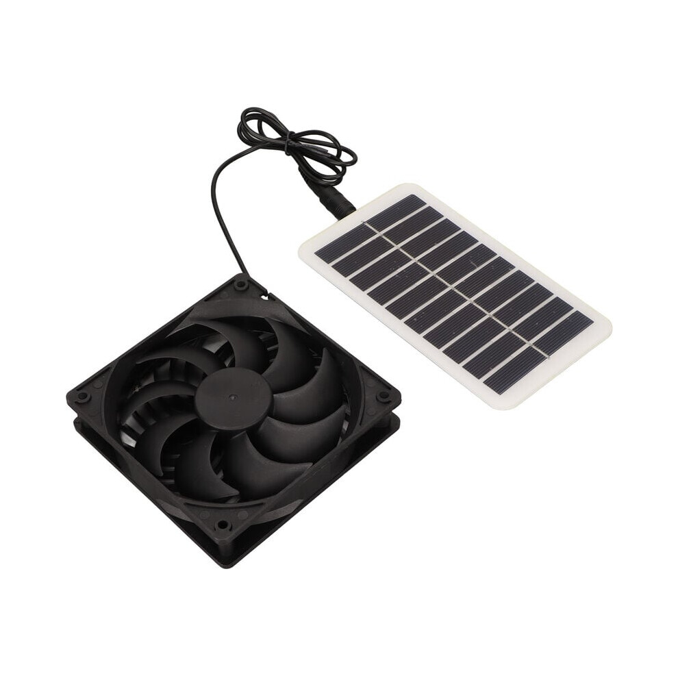 Solar Powered Air Extractor For Outdoor Use, Energy Efficient 15W Solar Powered Ventilation Solution With High Efficiency Sunlight Conversion, Odor El 9453559776949