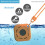Silicone Waterproof Case Protective Sleeve for Key Finder-White 5