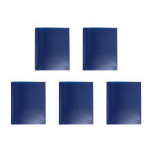 Letter-formaat documentorganizer met twee zakken en-Marineblauw