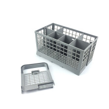 Cestello per lavastoviglie con maniglia pieghevole per un facile caricamento, cestello portaposate universale resistente alle alte temperature per un