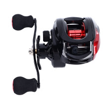 Baitcasting Reel with Dual Brake System, Centrifugal Brake for Smooth and Accurate Casting Performance, High Speed Gear Ratio Fishing Reel with Metal