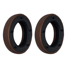 1 paar Oorkussens Headsets Oorbeschermers voor- Bruine eiwithuid