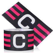 2 pieces football captain's armbands portable leader armband football captain's armbands sports accessories for adults and teenagers Ref: 1562