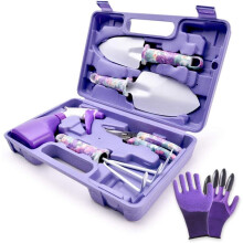 Floral Print, Garden Tool Set with Storage Bag, for Indoor Gardening Outdoor Gardening (6PCS)