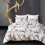 Sophisticated Marble Pattern Twin Size Bedding Collection, Durable Water Resistant Polyester Microfiber for Enduring Elegance 3