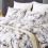 Sophisticated Marble Pattern Twin Size Bedding Collection, Durable Water Resistant Polyester Microfiber for Enduring Elegance 4