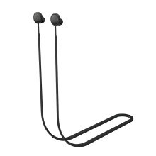 Zachte riem String Huidvriendelijke nek rond Lanyard-Zwart
