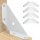 Reliable 4piece iron angle brackets for corner support and reinforcement 1