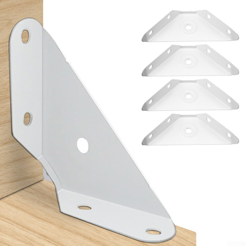 Reliable 4Piece Iron Angle Brackets For Corner Support And Reinforcement 9365049127806