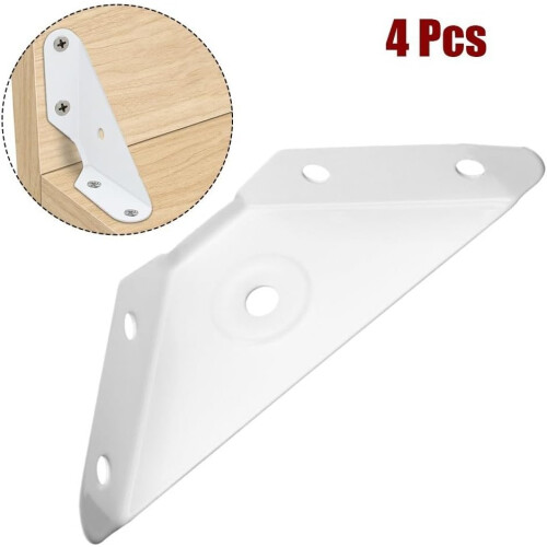 Reliable 4piece iron angle brackets for corner support and reinforcement 1