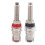 1 Pair Transparent Crystal Binding Post for-Rhodium plated 1