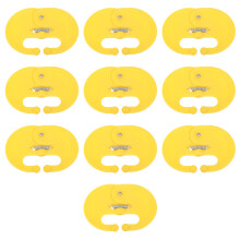 Sucking Preventer For Calves Livestock Farm Equipment Nose Ring Spring Lock Durable Plastic High Tensile Strength Easy To Apply Prevent Licking Stress