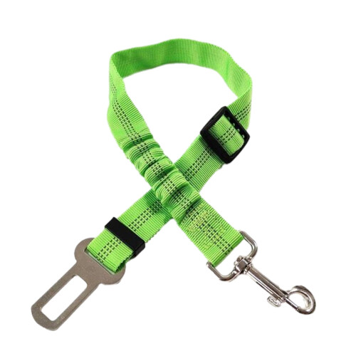 Pet Safety Solution, Adjustable Dog Seat Belt with Elastic Nylon Bungee Buffer for Comfortable, Secure Travel, Universal Compatibility Ensures Safe 1