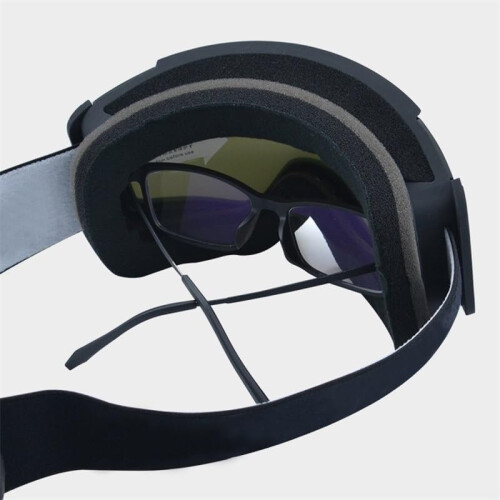 Windproof ski goggles, double layer, antifog, UV protection (Red Grey) 1