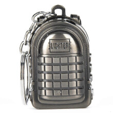 (As show, One size) Innovative Unique Schoolbag Shape Mini Cigarette Lighter Hanging Ornament for Daily Use