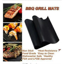 (As show, style428) Reusable Non-stick Surface BBQ Grill Mat Baking Sheets