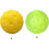 Quiet foam surfaces Practice balls  foam bright yellow Ref: 7722 5