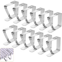 Table Cloth Clip Holders, Outdoor Table Clips for Picnics Marquees, Premium Clamps with Triangular Stability, Easy Install Disassemble for Family Part