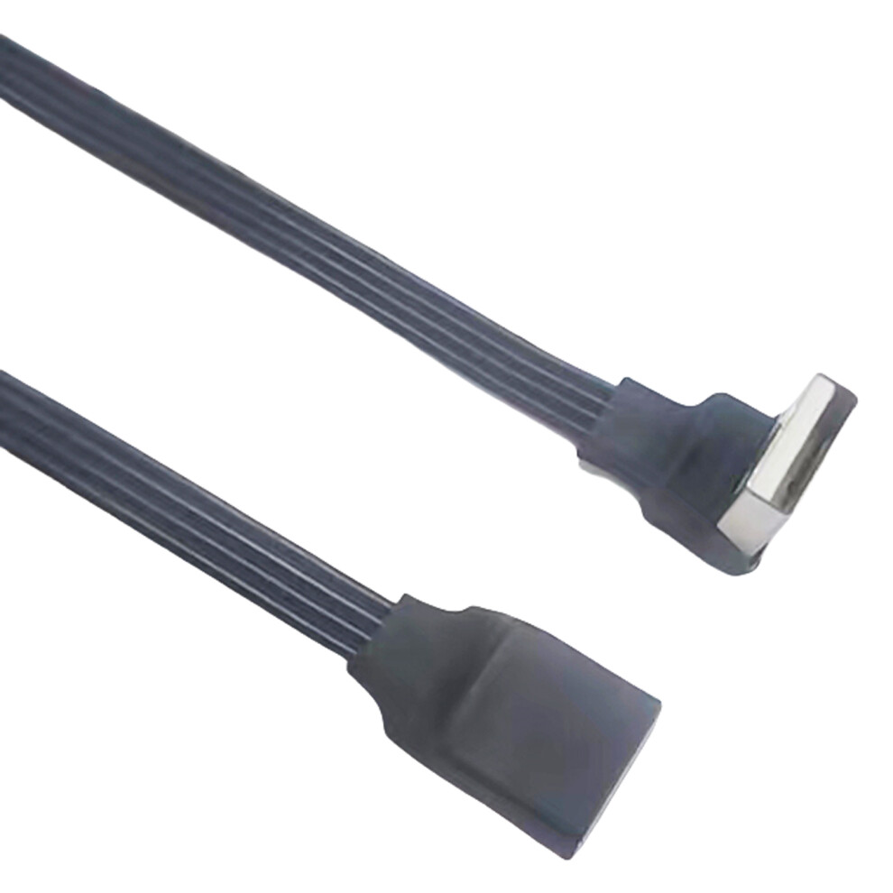 Usb 2.0 Cable 90Angled Extension Cord Male To-0.3M Usb Down 7709000263158