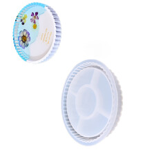 Moules en plaque de résine époxy, pour-Petite dentelle ronde
