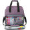Overlock Small Sewing Machine Tote Bag with Shoulder Strap and Sturdy Handle Dual Purpose Storage, light grey 3