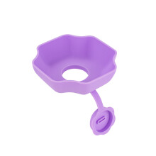 Silikon-Leckerli-Halter, keine klebrigen Finger mehr,-Lila