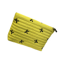 Pochettes de rangement matelassées à la mode, sac-Jaune