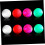 8 pieces LED lights for night games practical with flash function for family activities colored light arches when hitting 1