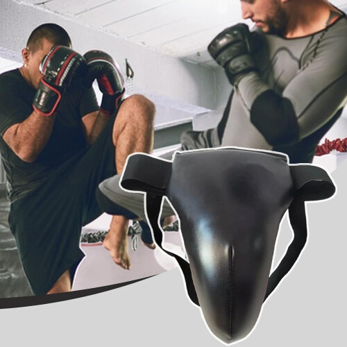 Protective Cup for Training, ShockAbsorbing Martial Arts Gear, Secure Fit  Comfortable Design, Black 2