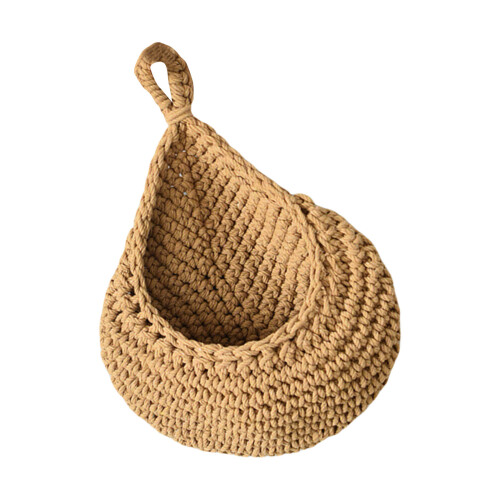 Decorative Pot Artistic Hanging Basket-Khaki Medium size
