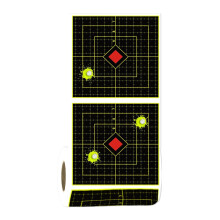 Splatter Targets 6 inch, 100 sheets, bright fluorescent yellow burst Ref: 7889