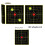 Splatter Targets 6 inch, 100 sheets, bright fluorescent yellow burst Ref: 7889 4
