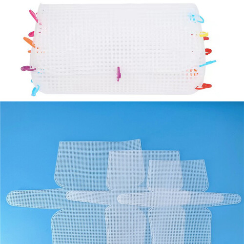 Kunststoff-Mesh-Leinwand-Blätter, durchsichtige-Weiß S 1