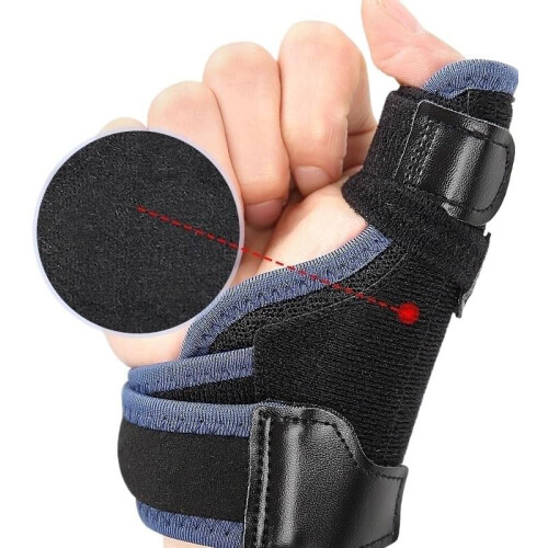 Compression strap for wrist support, sports wrist support, lightweight (Black) 1